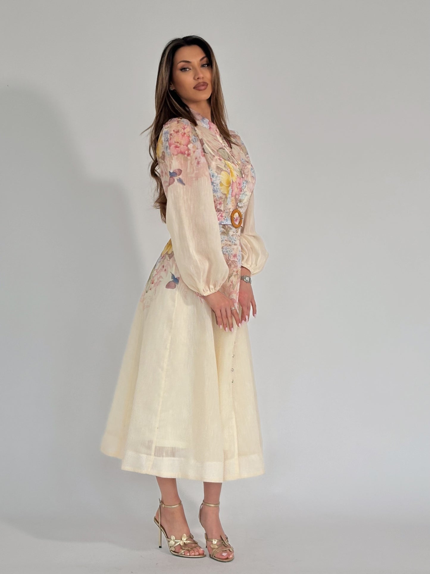 Рокля Rosie с флорални мотиви