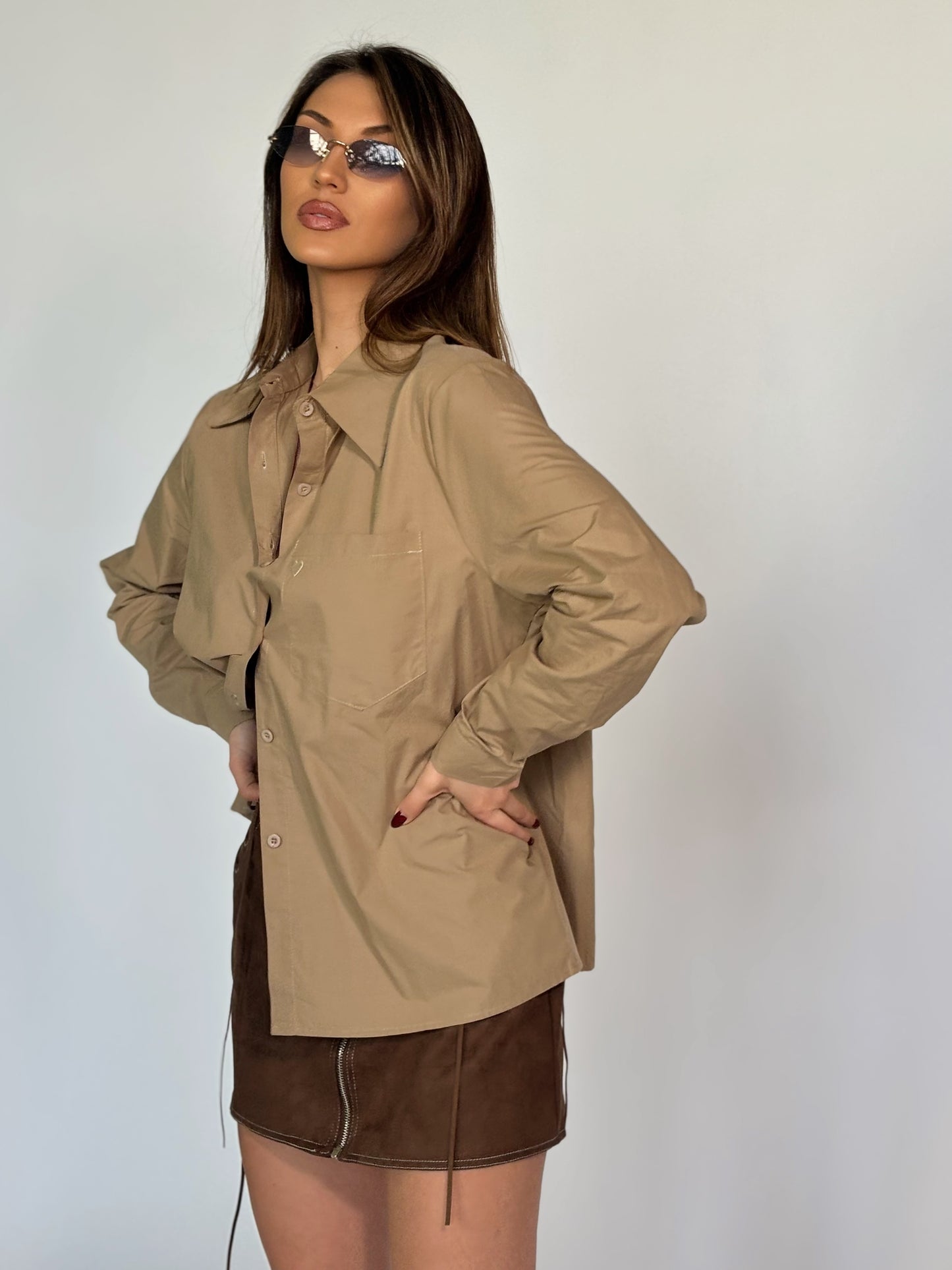 Оувърсайз риза Heart със сърце