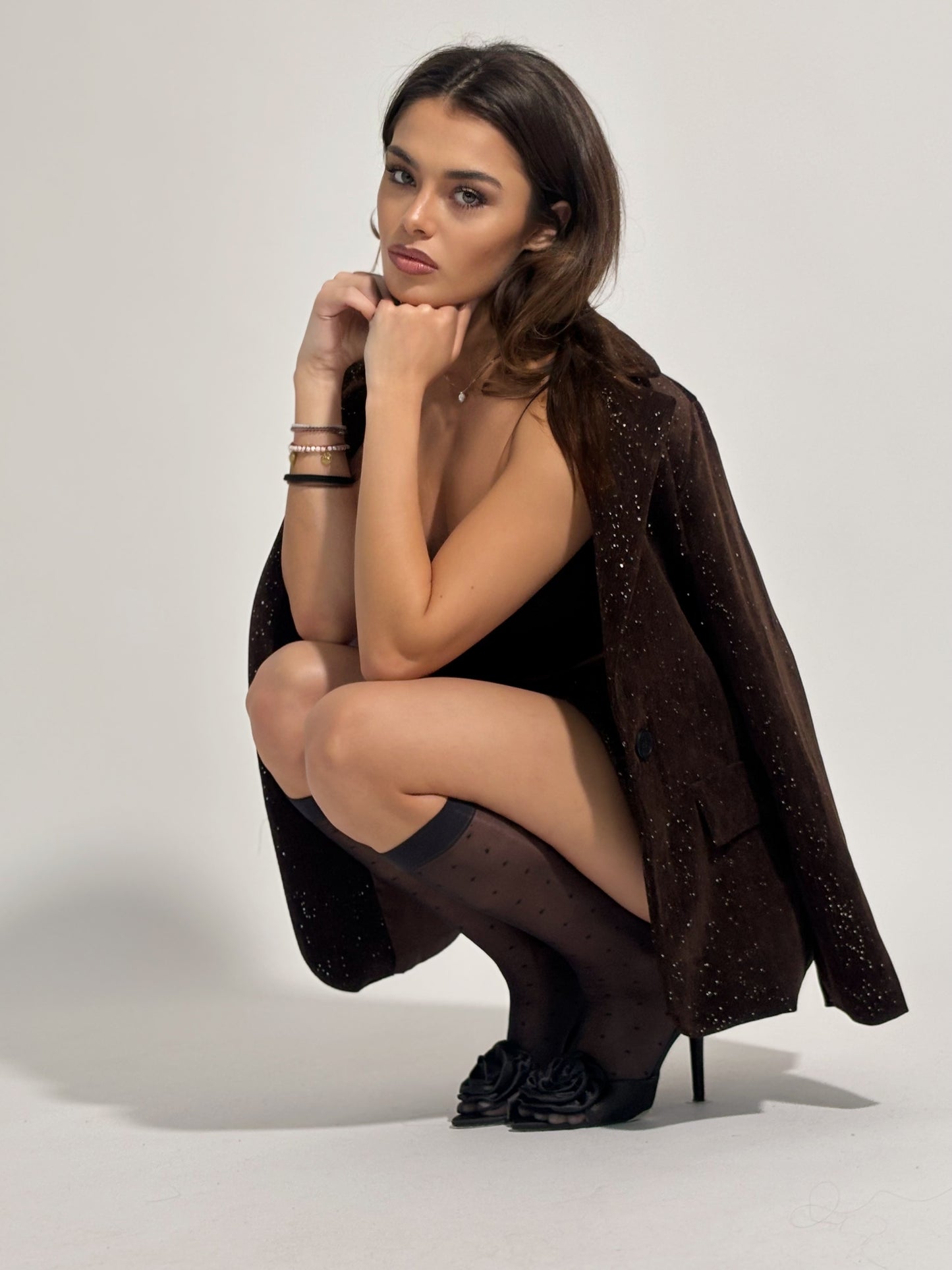 Блейзър с лъскав ефект Levina