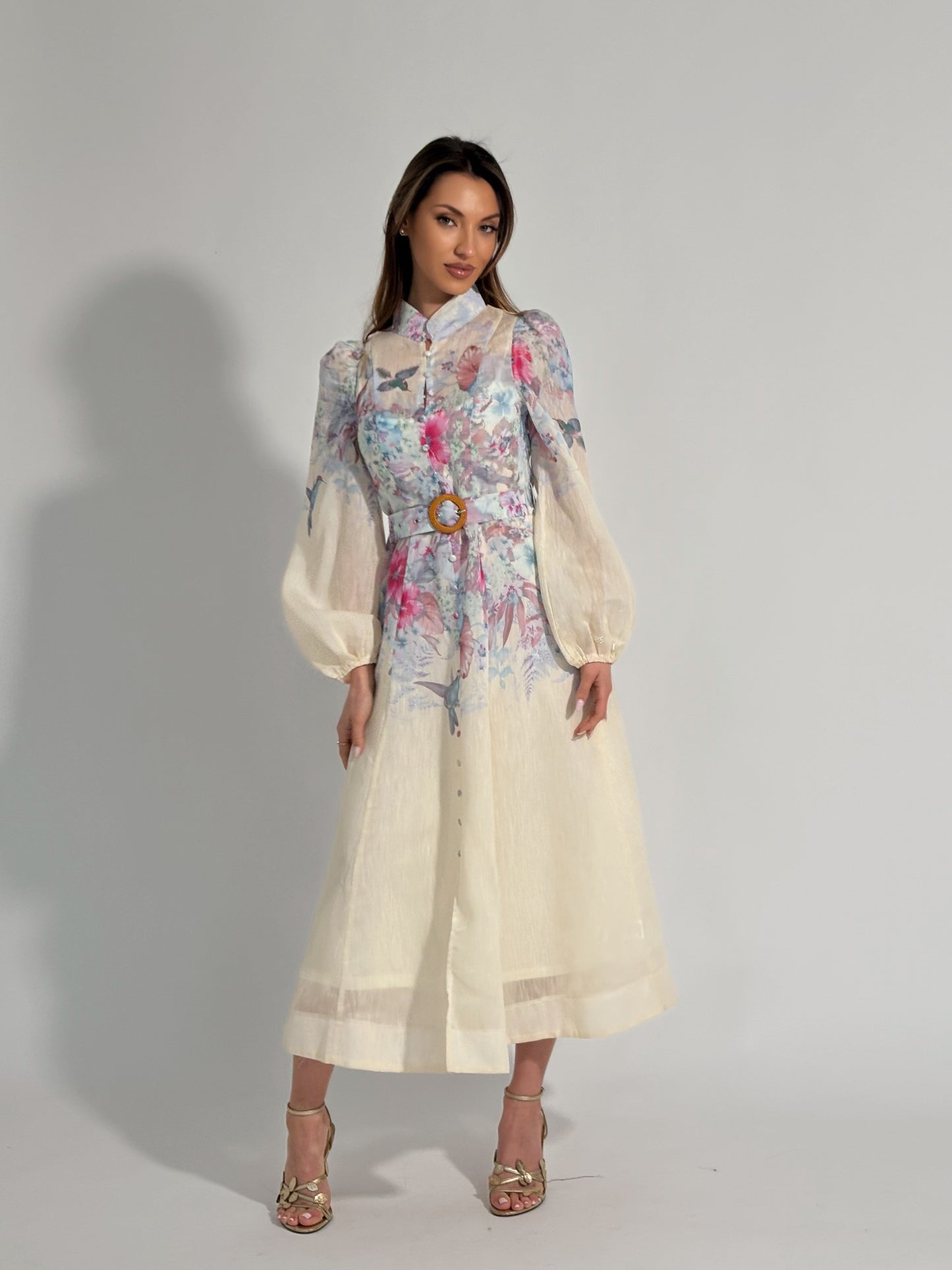 Рокля Rosie с флорални мотиви