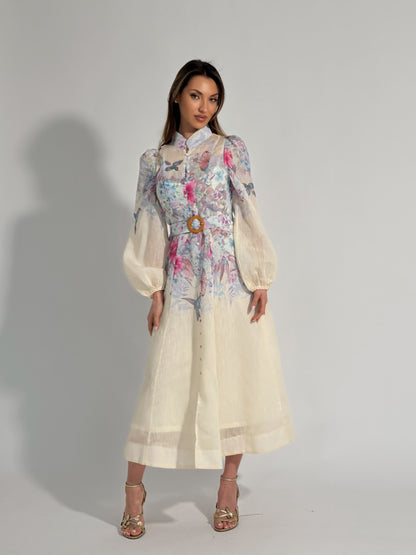 Рокля Rosie с флорални мотиви