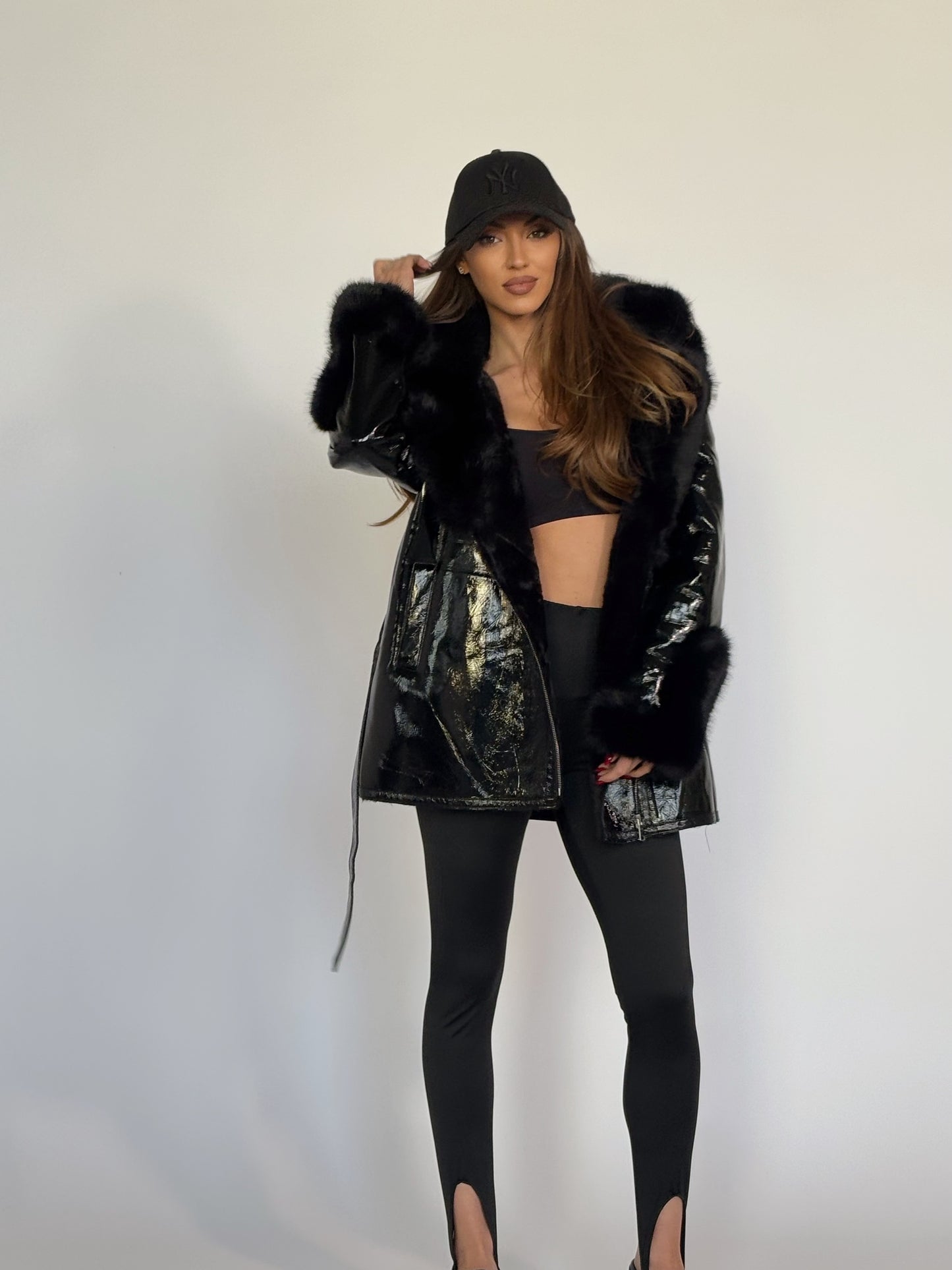 Яке Leila от лак с пух