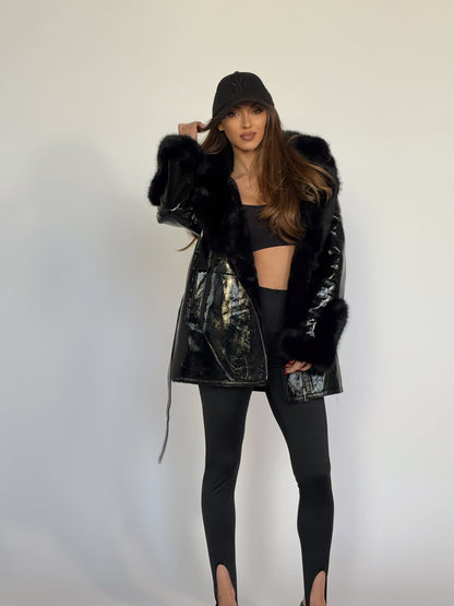 Яке Leila от лак с пух