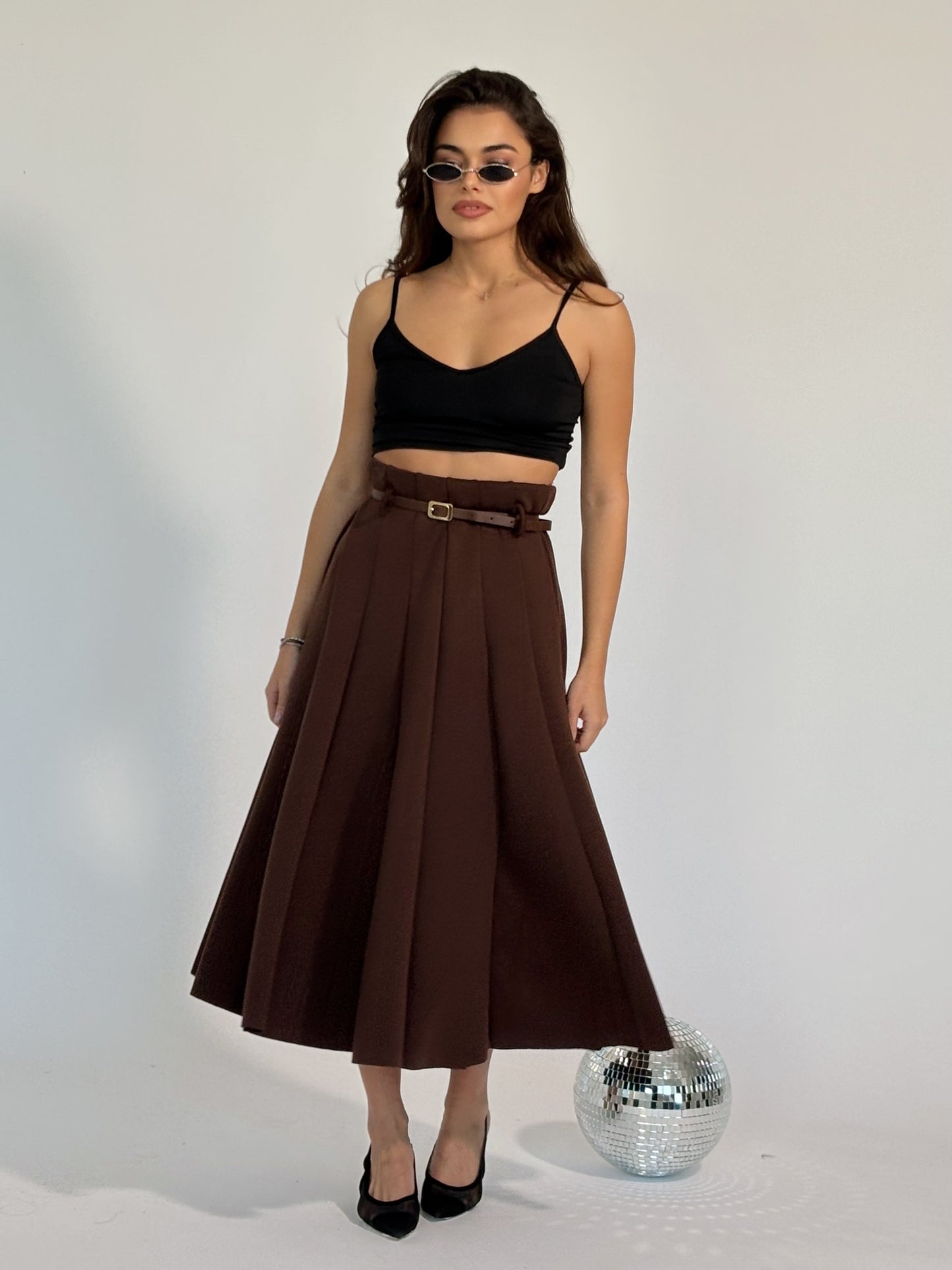 Миди пола с колан Amala