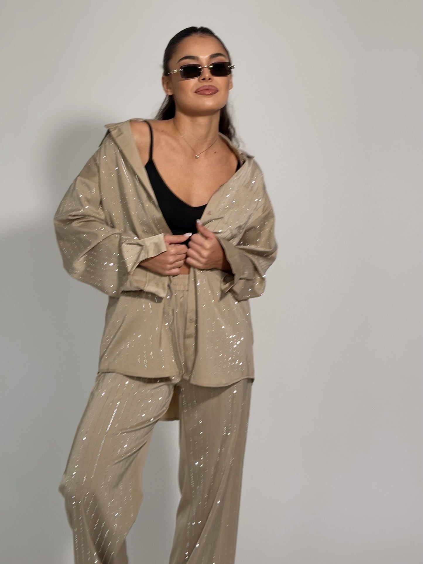 Сатенен комплект Riata с камъни