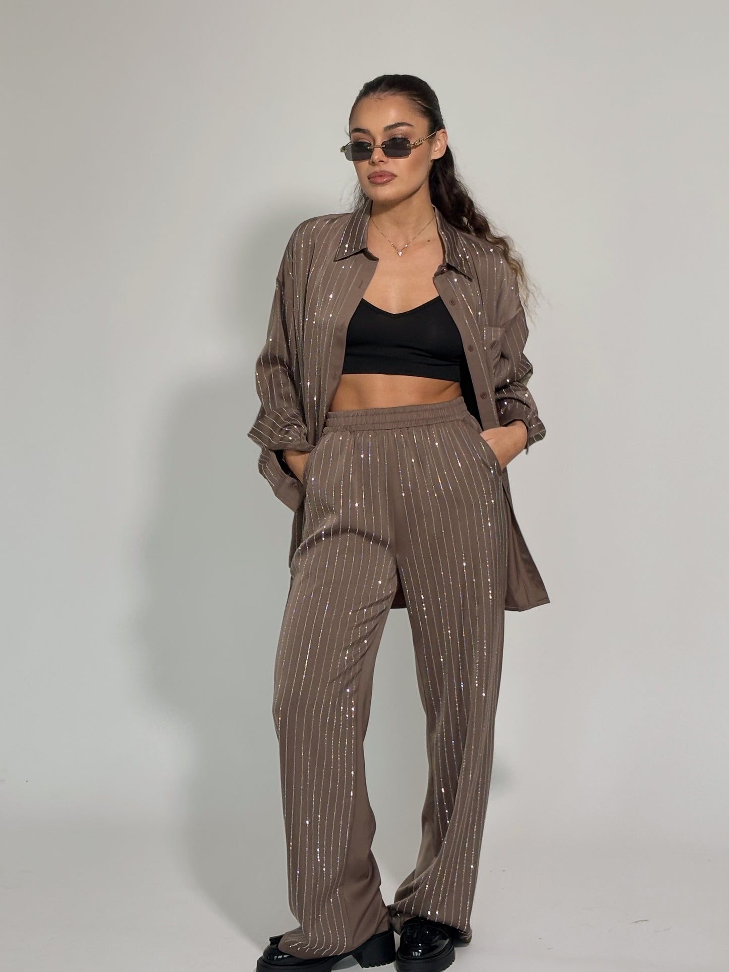 Сатенен комплект Riata с камъни