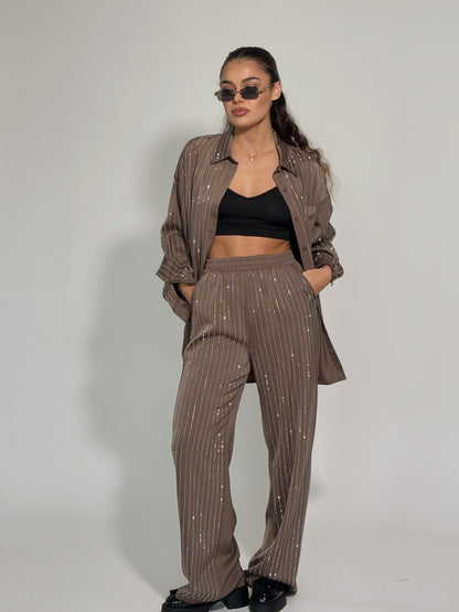 Сатенен комплект Riata с камъни