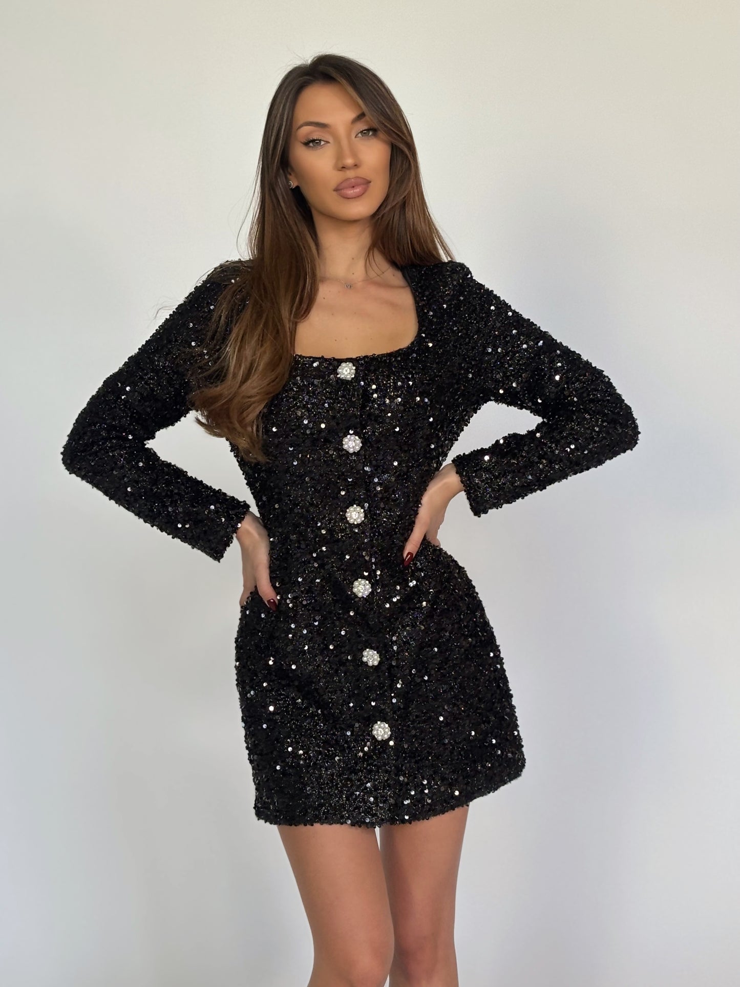 Пайетена рокля Carita