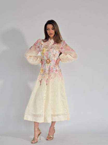 Рокля Rosie с флорални мотиви