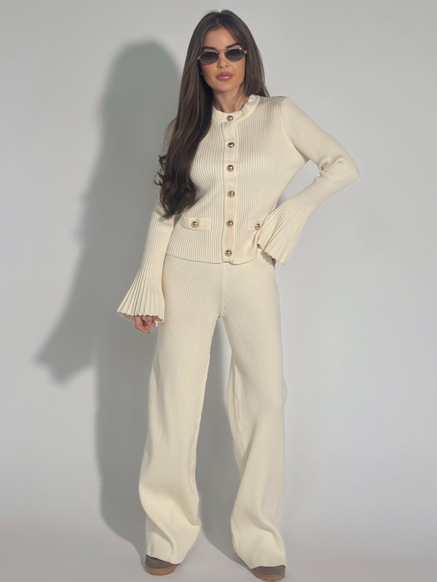 Комплект Valla от плътно рипсено плетиво