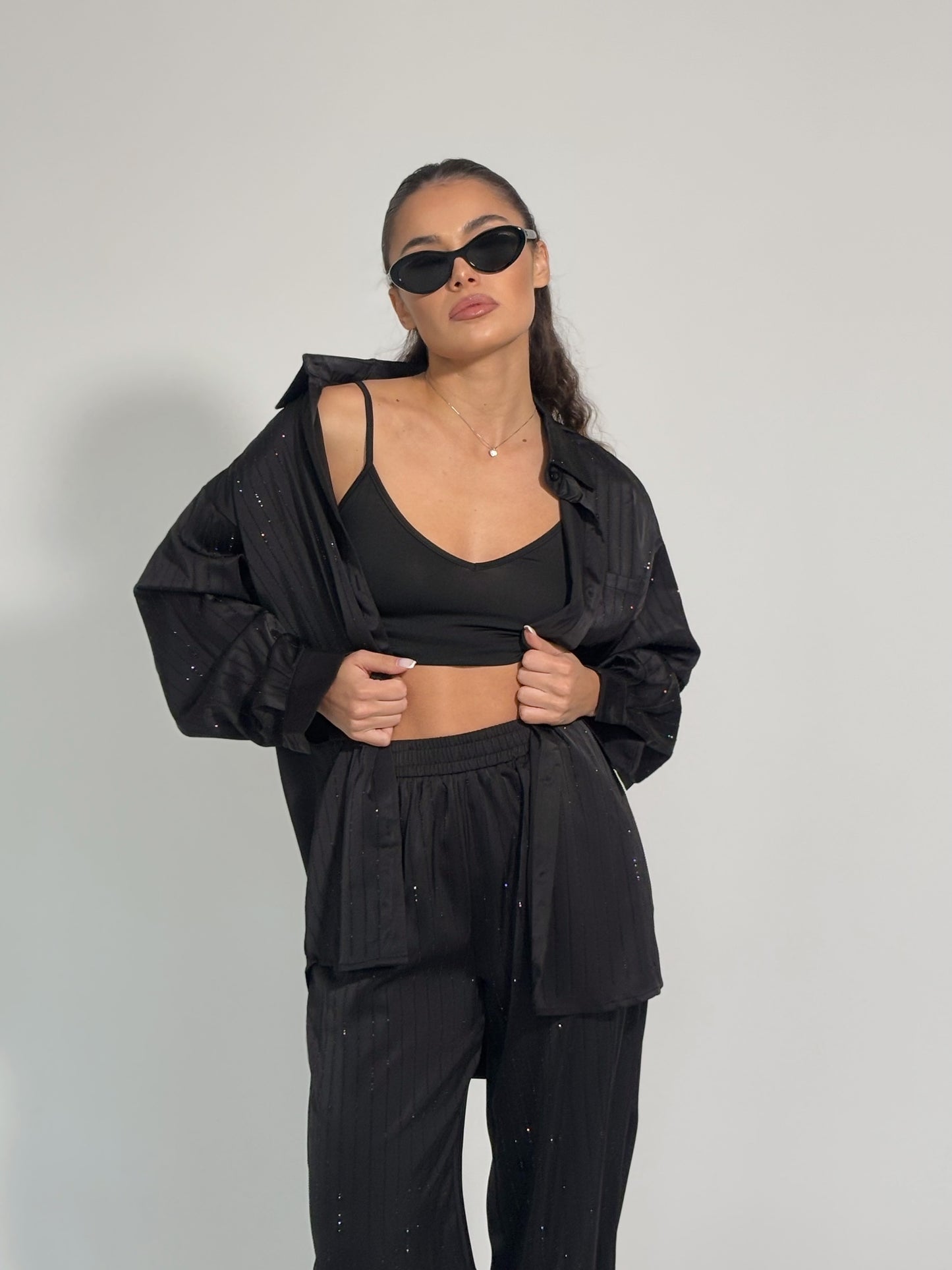 Сатенен комплект Riata с камъни