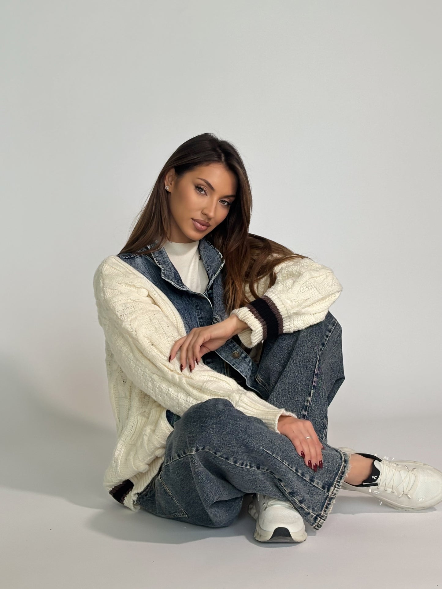 Жилетка с дънкови елементи Verina