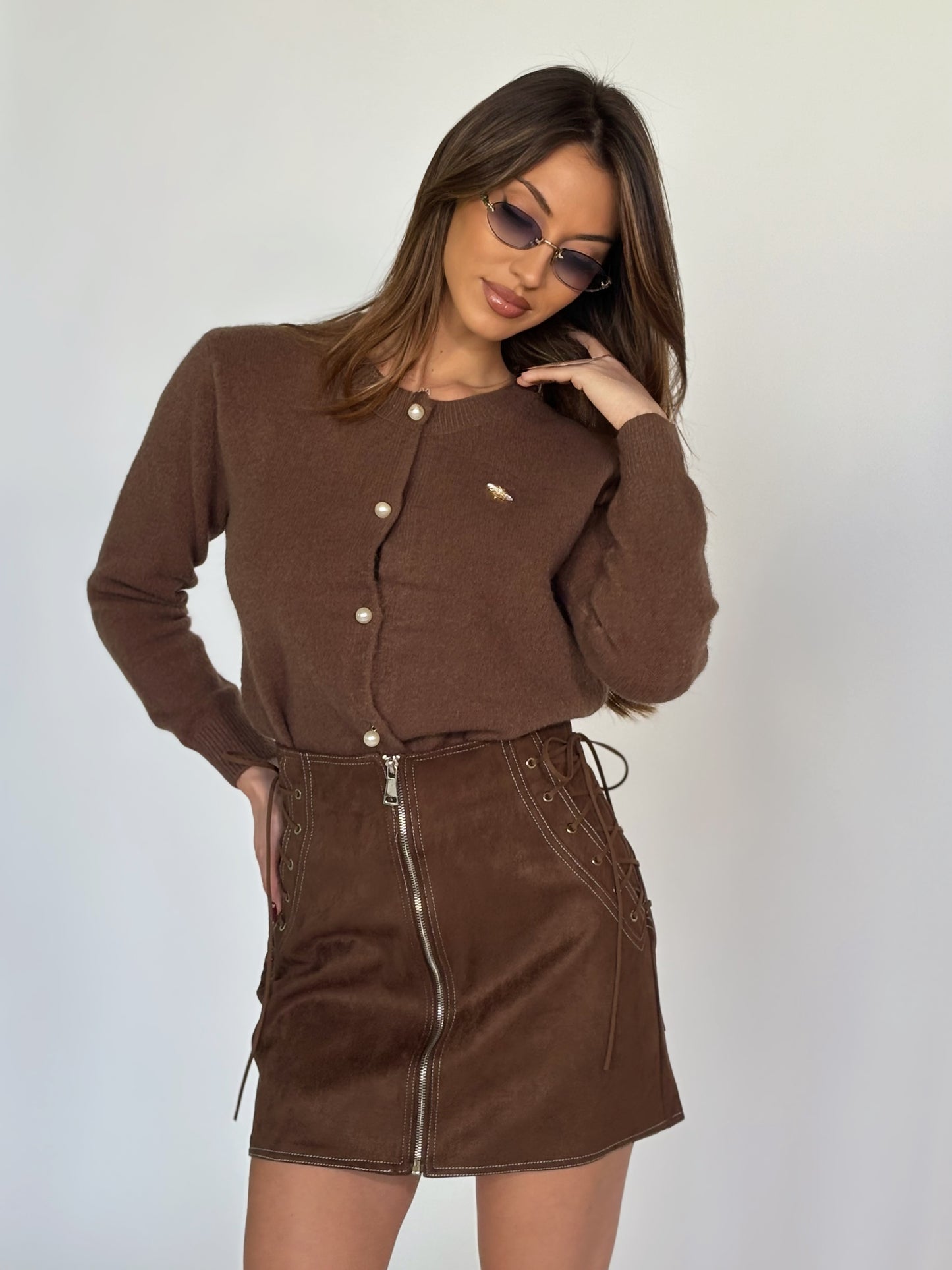 Жилетка Pepe с перлени копчета