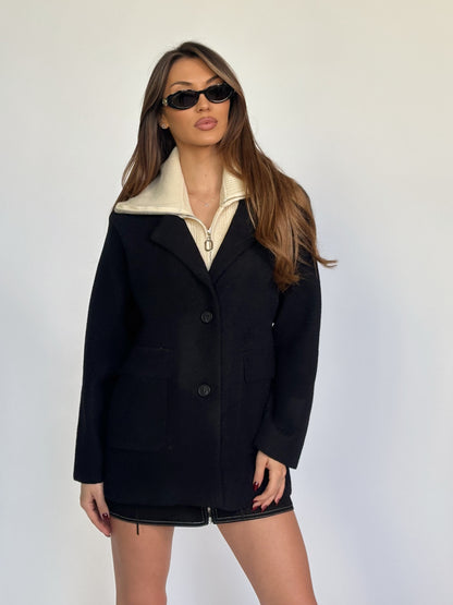 Палто Palmar с подвижен елемент на пуловер