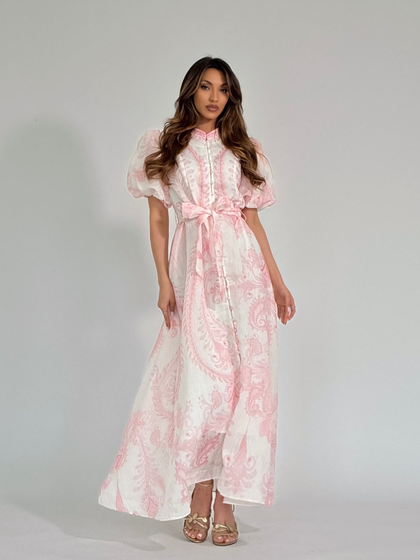 Рокля Lissa  с буфан ръкав