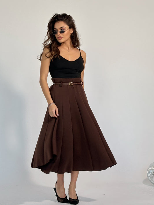 Миди пола с колан Amala