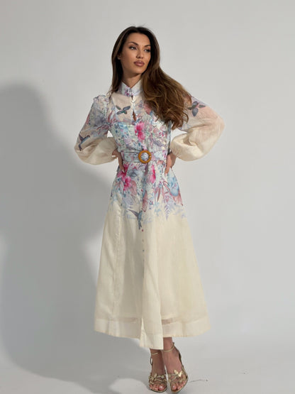 Рокля Rosie с флорални мотиви