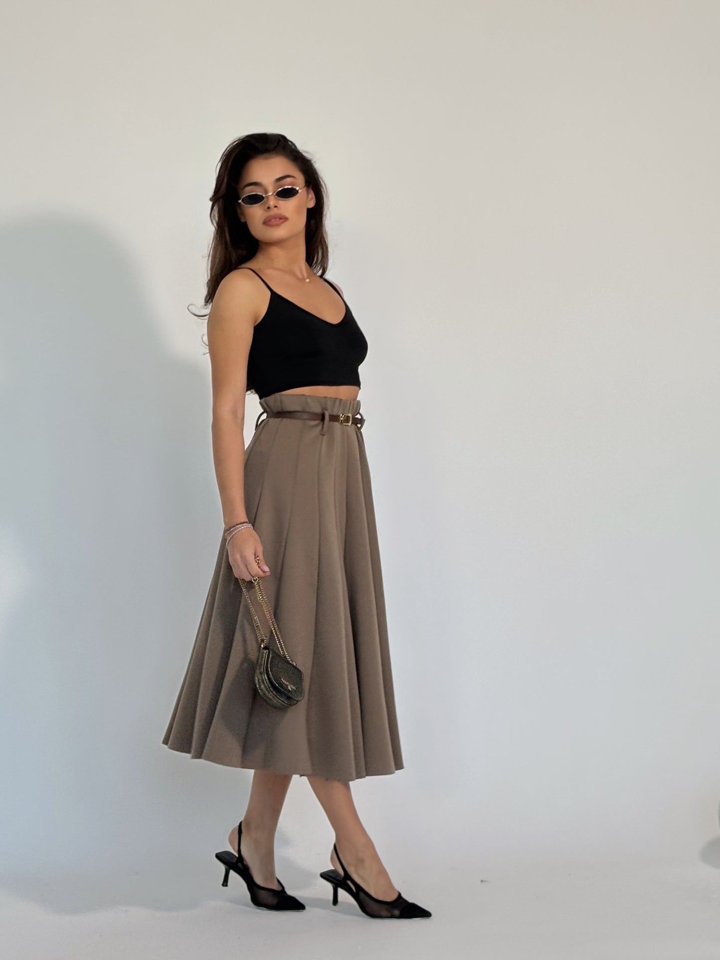 Миди пола с колан Amala