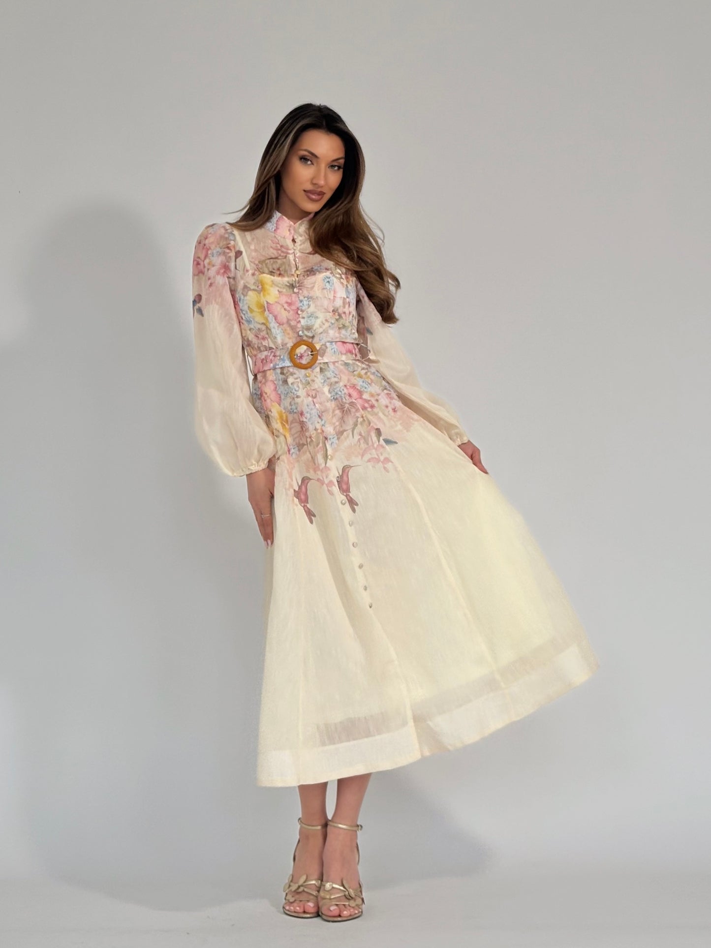 Рокля Rosie с флорални мотиви