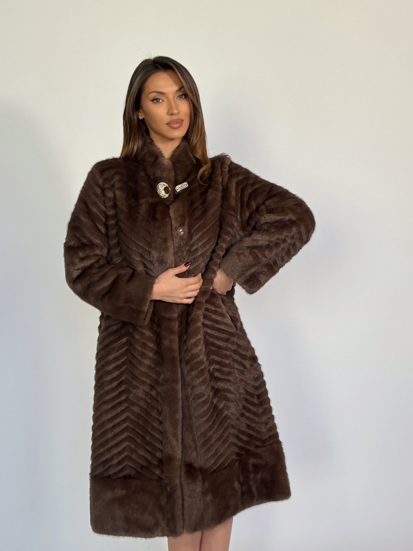 Палто от косъм Verona