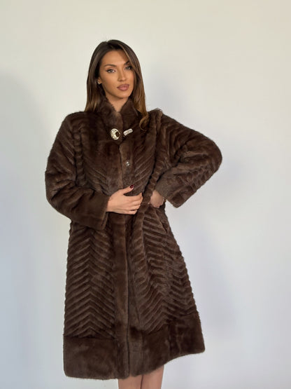 Палто от косъм Verona