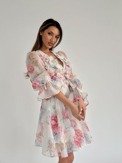 Рокля Flora с цветя