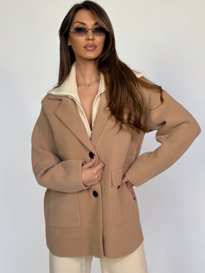 Палто Palmar с подвижен елемент на пуловер