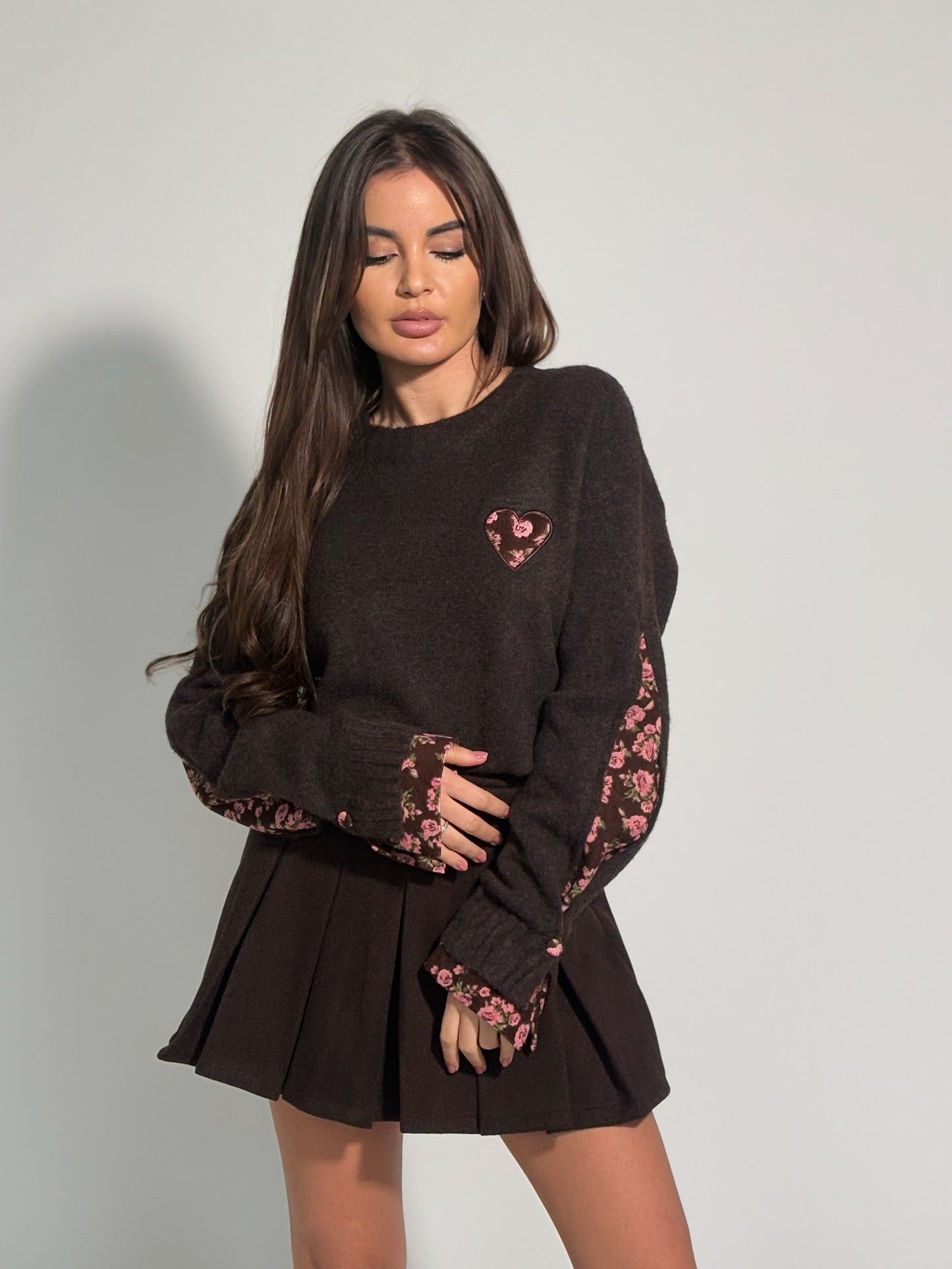 Пуловер Wana с елементи на риза