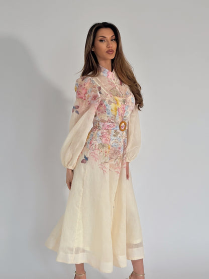 Рокля Rosie с флорални мотиви