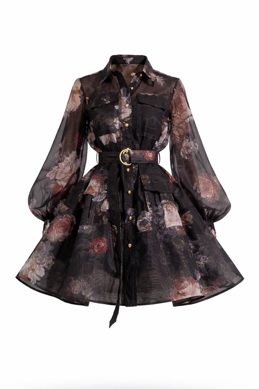 Gracia dress with belt