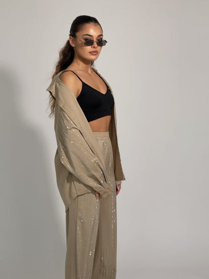 Сатенен комплект Riata с камъни