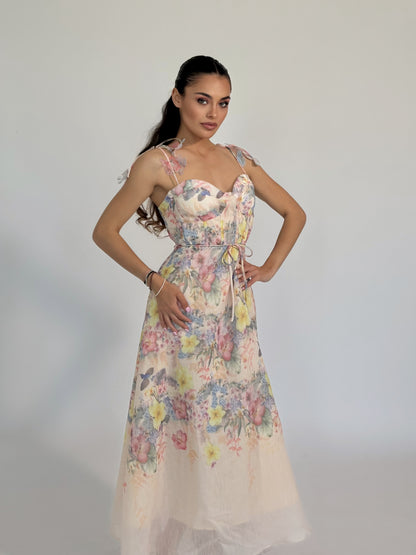 Дълга рокля на цветя Marilinda