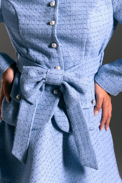 Сако Brigit от букле с панделка