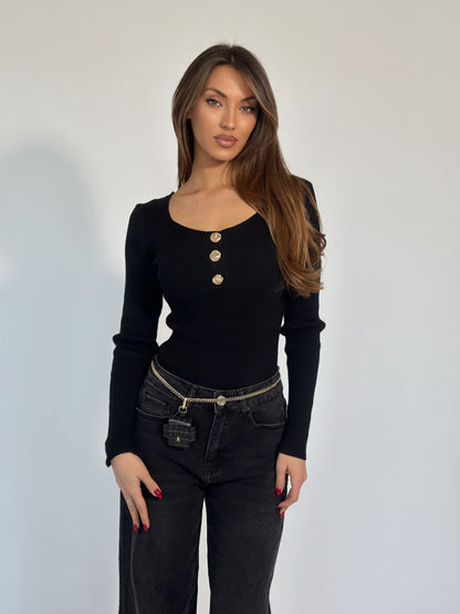 Боди Ria от плътна материя