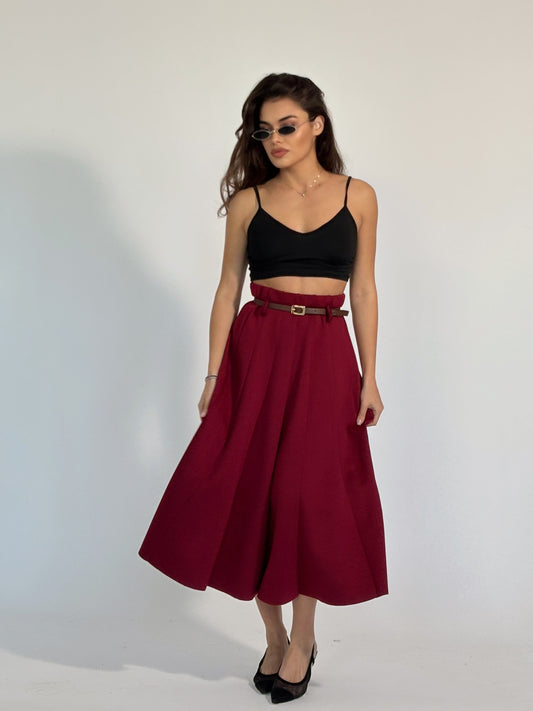 Миди пола с колан Amala