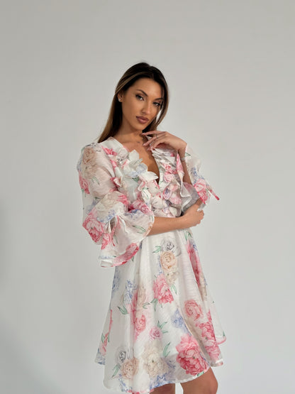 Рокля Flora с цветя