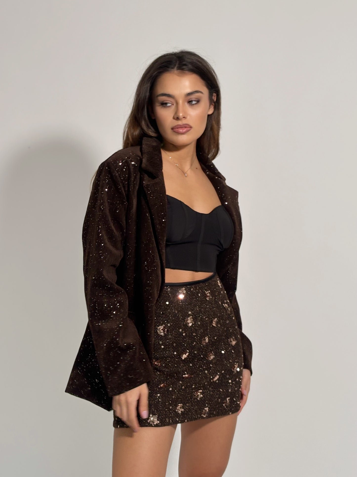 Блейзър с лъскав ефект Levina