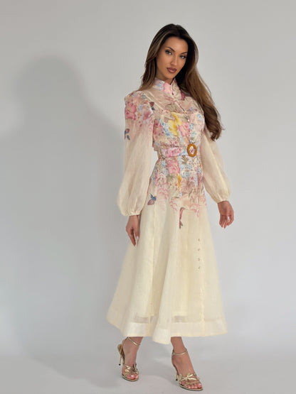 Рокля Rosie с флорални мотиви