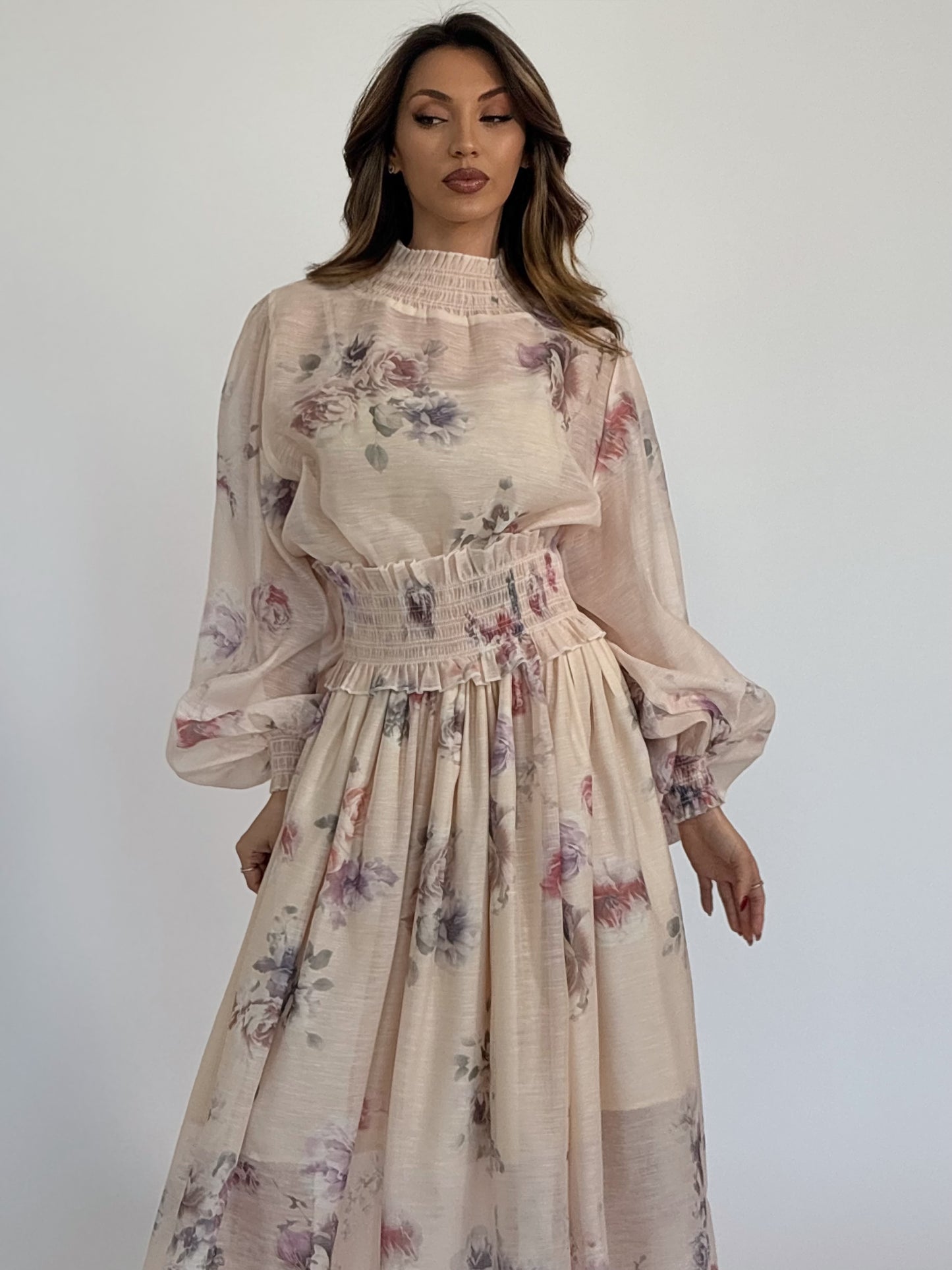 Комплект Perina с флорални мотиви