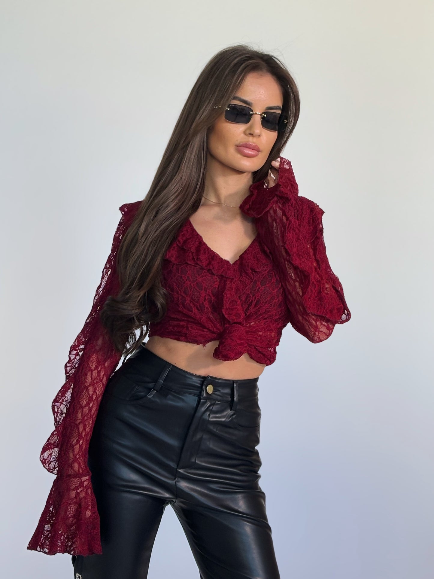 Дантелена блуза Venita