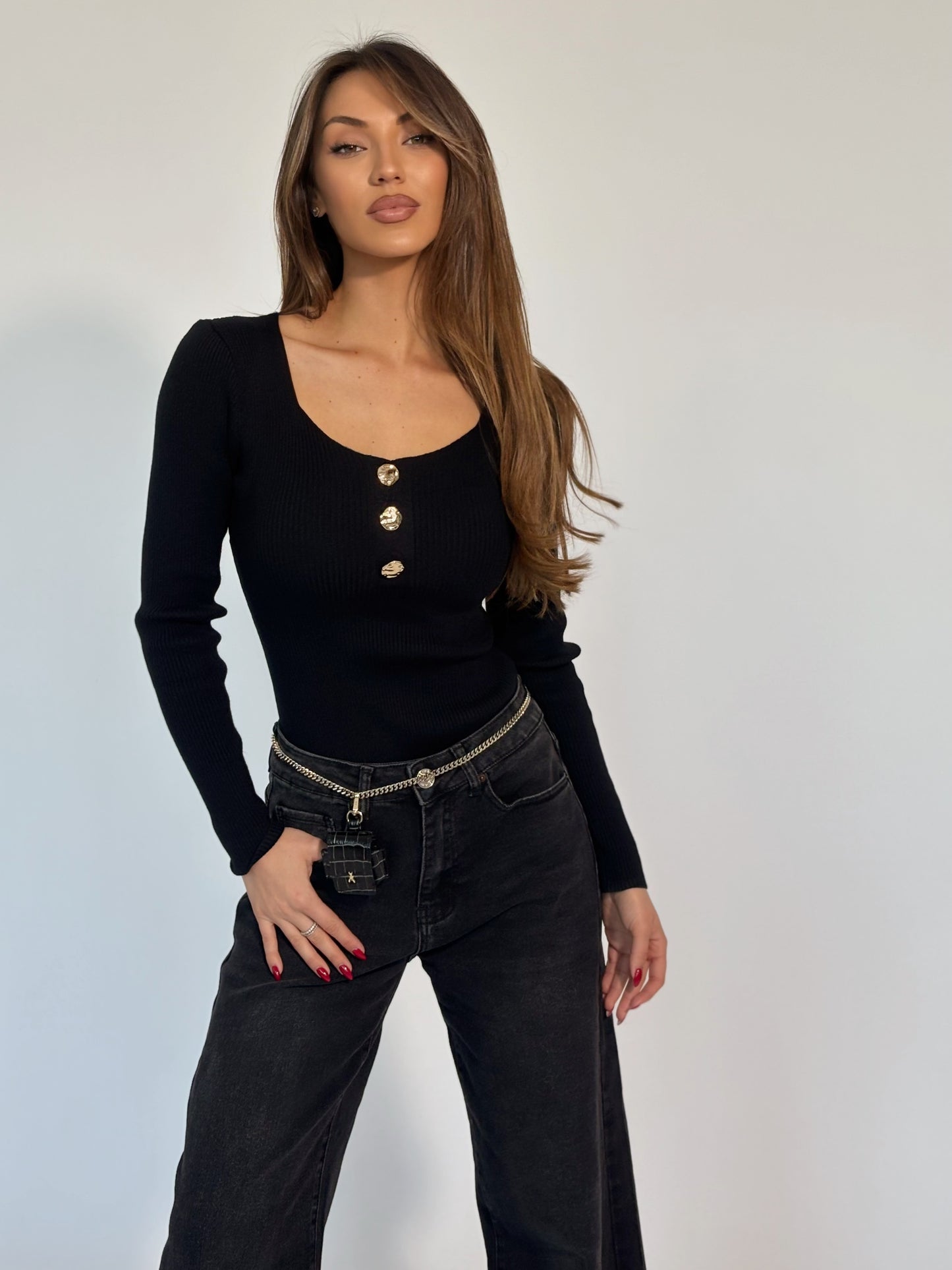 Боди Ria от плътна материя