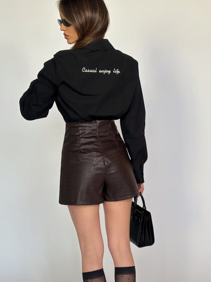 Оувърсайз риза Heart със сърце