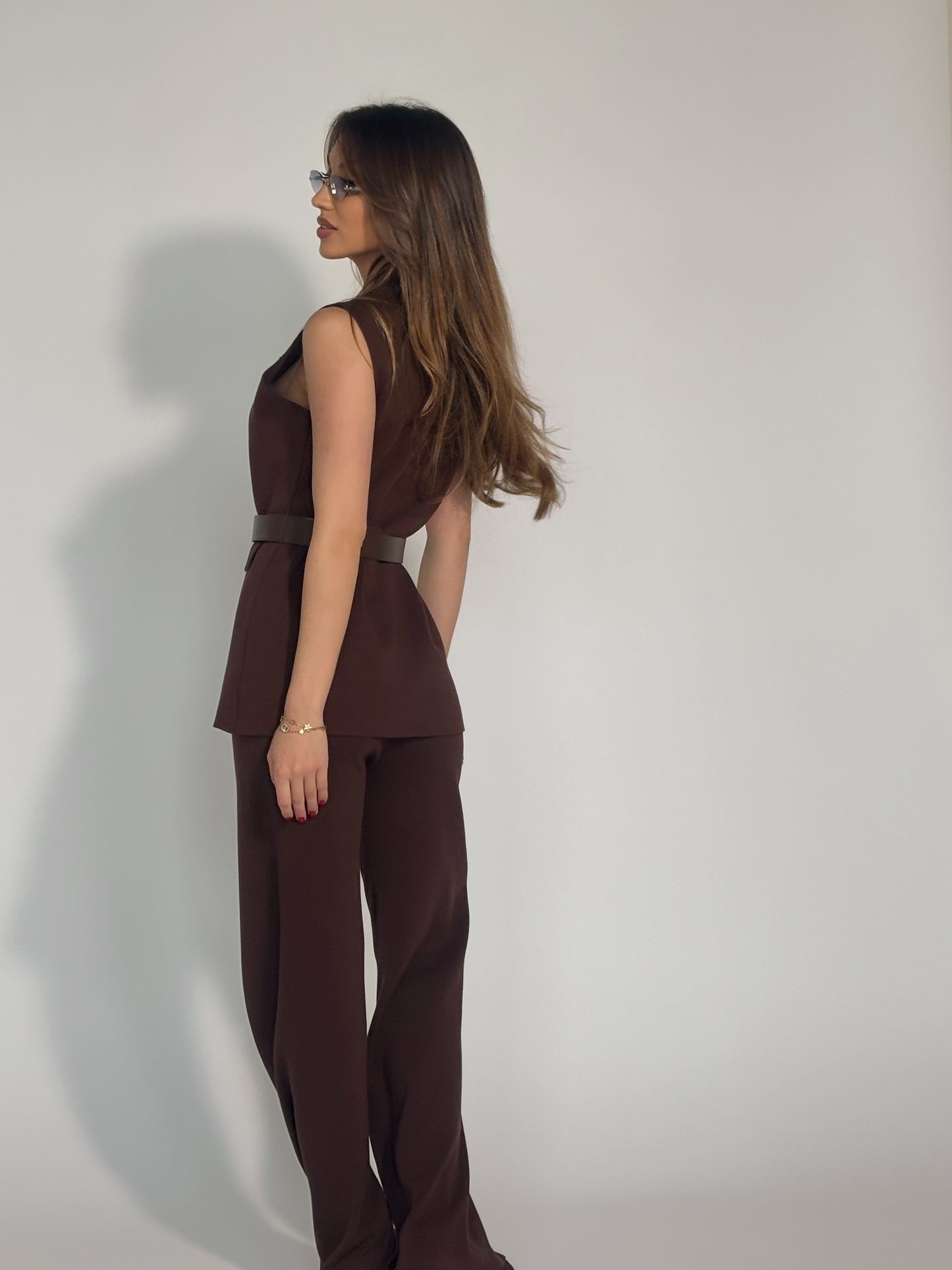 Комплект Radena от фино плетиво с колан