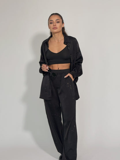 Сатенен комплект Riata с камъни