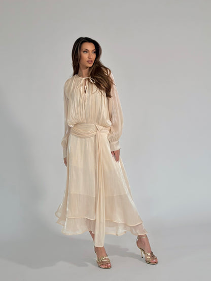 Сатенена рокля Carmella