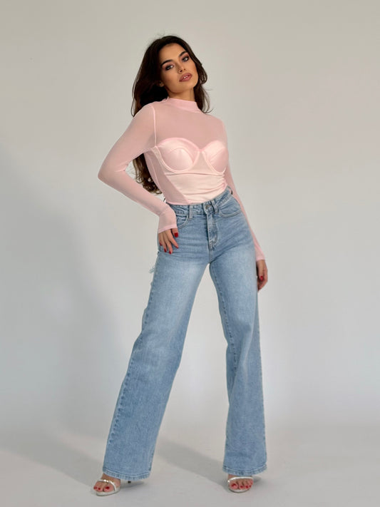 Дънки Apola с джоб с камъни