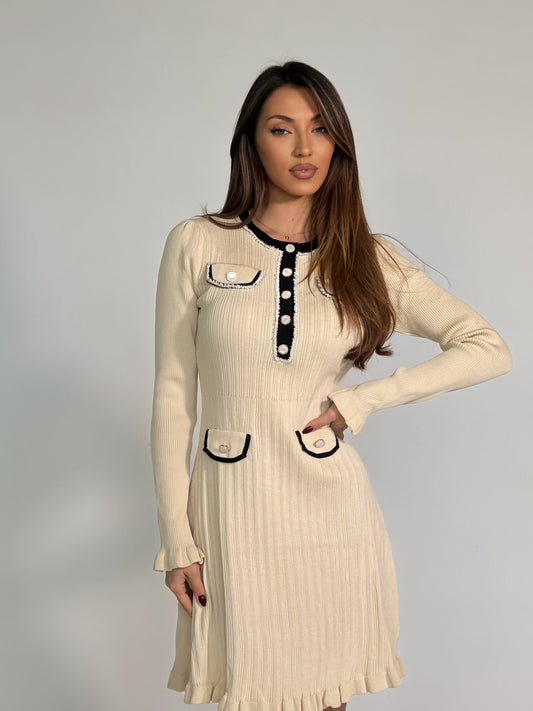 Рокля Relina от фино плетиво