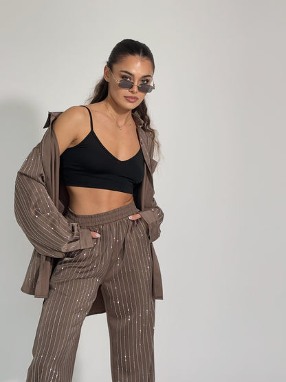 Сатенен комплект Riata с камъни