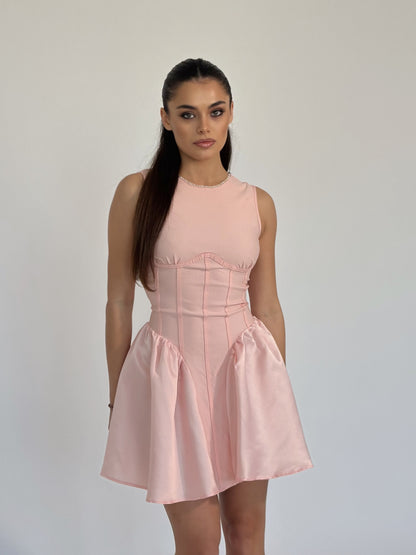 Рокля Lolla със сатен