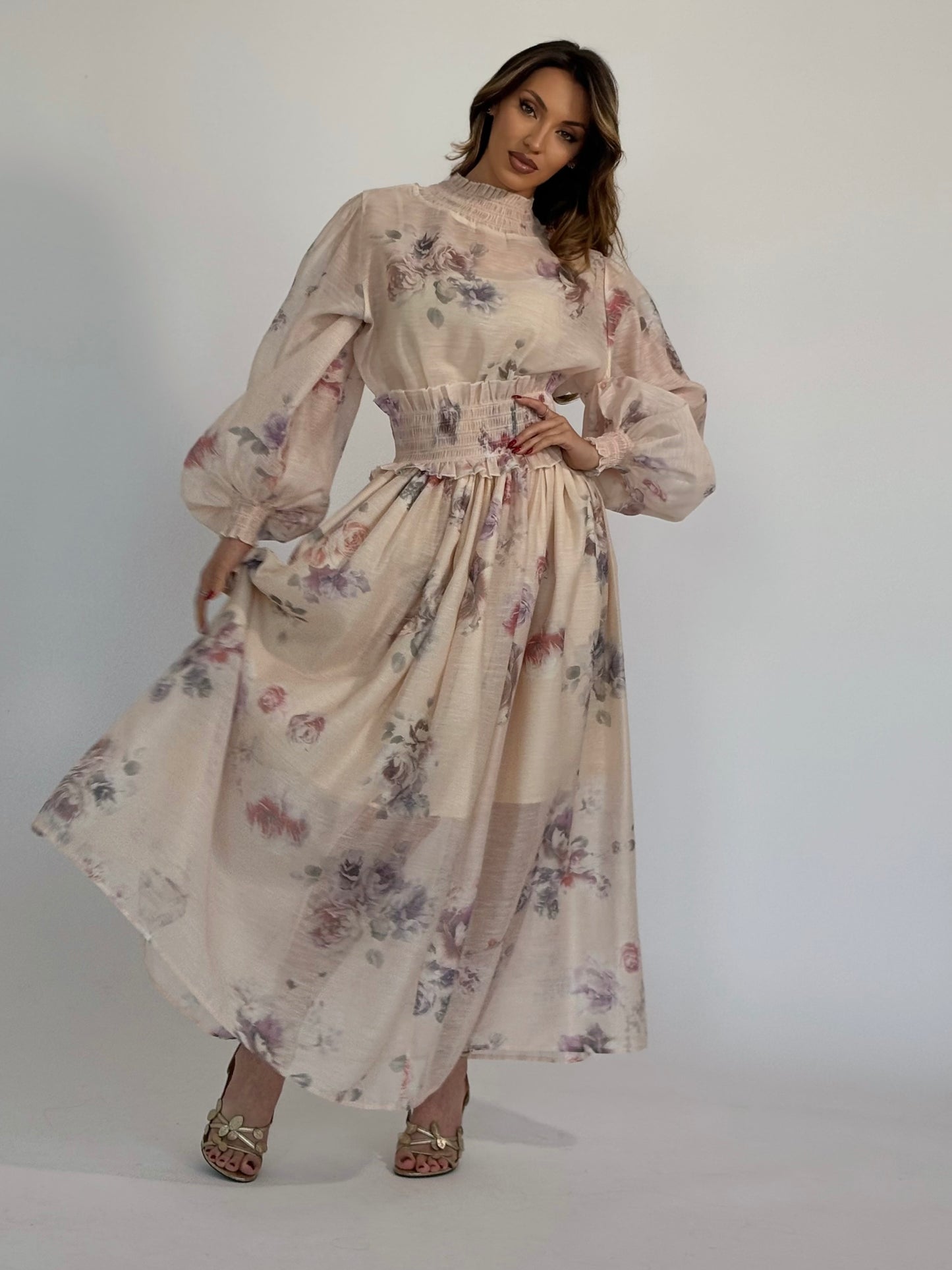 Комплект Perina с флорални мотиви